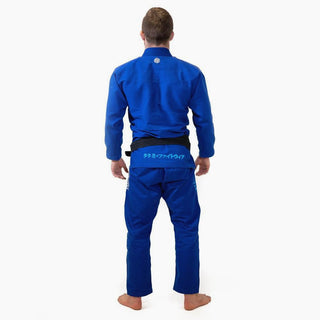 BJJ Gi Tatami Fightwear Estilo Black Label blu-grigio