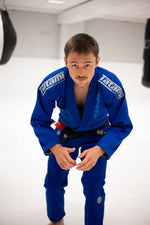 BJJ Gi Tatami Fightwear Estilo Black Label blu-grigio