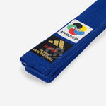 Cintura Adidas Elite WKF Blu con Kanji