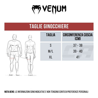 Ginocchiere Venum Kontact Nero-oro