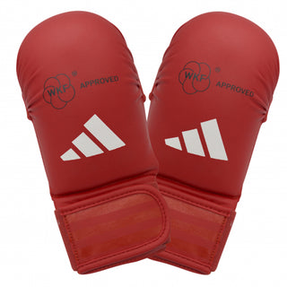 Guanti da Karate-Kumite Adidas Rosso e Blu Omologati WKF senza pollice