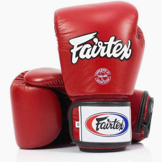 Guantoni Muay Thai Fairtex BGV1 traspiranti Rosso