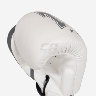 Guantoni Muay Thai Twins Special BGVL 8 Bianco-grigio-Combat Arena