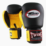 Guantoni Muay Thai Twins Special BGVL3 Nero-Giallo