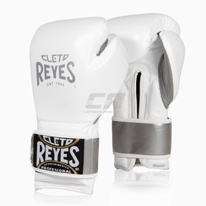 Guantoni Cleto Reyes Sparring CE6 Bianco-argento Edizione Speciale