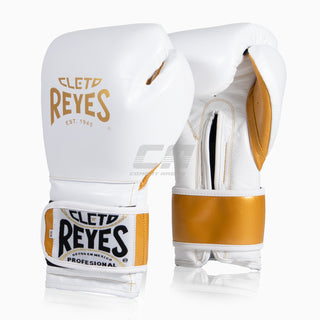 Guantoni Cleto Reyes Sparring CE6 Bianco-oro Edizione Speciale