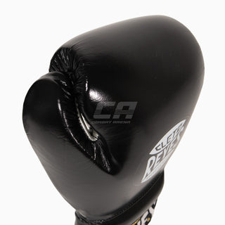 Guantoni Cleto Reyes Traditional Training CE4 Nero-argento con lacci