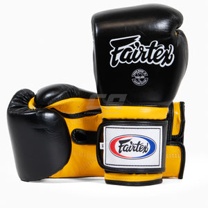 Guantoni Fairtex Mexican Style BGV9 Nero-giallo