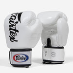 Guantoni Muay Thai Fairtex BGV19 Deluxe Bianco