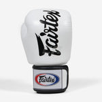 Guantoni Muay Thai Fairtex BGV19 Deluxe Bianco