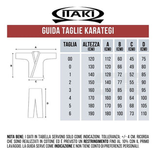 Pantalone karate Itaki Competition Art. 44P