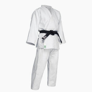 Judogi bianco Adidas J730 Champion III IJF senza strisce