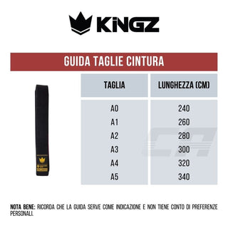 Cintura BJJ Kingz Gold Label V2