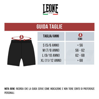 Pantaloncini bambino boxe bambino Leone Iconic AB232J