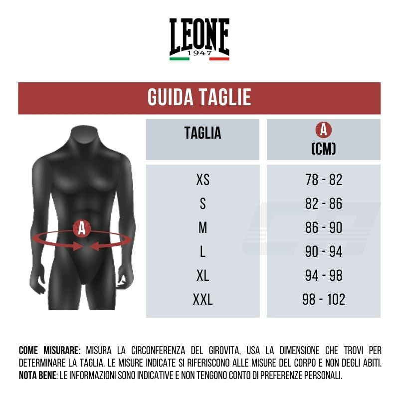 Guida alle taglie leone best sale