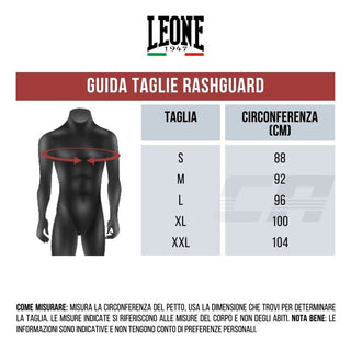 Rashguard a compressione Leone Legionarivs Alessio Sakara AB925