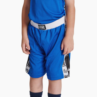 Pantaloncini bambino boxe bambino Leone Iconic AB232J