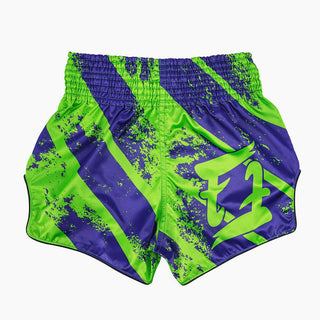 Pantaloncini kick-thai Fairtex BS1928 Street King Verde-Combat Arena