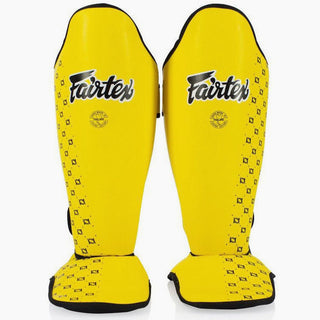 Paratibia Fairtex Competition SP5 con parapiedi Giallo