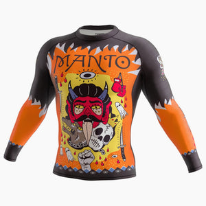 Rashguard Manto Diablo maniche lunghe