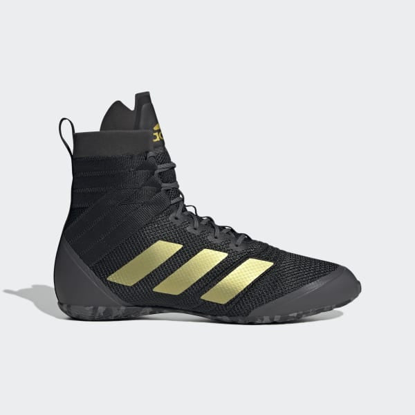 Scarpe da Boxe Adidas Speedex 18 Nero oro Combat Arena