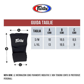 Sottoguanti Fairtex HW3