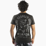 T-shirt 8 Weapons Tombstone nero-Combat Arena