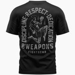 T-shirt 8 Weapons Tombstone nero-Combat Arena