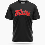 T-shirt Fairtex Team TST177 Nero-rosso