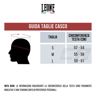 Caschetto Leone DNA CS445 con parazigomi