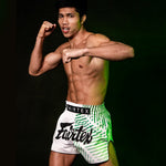 Pantaloncini Kick-Thai Fairtex BS1923 Racer Bianco