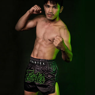 Pantaloncini Kick-Thai Fairtex BS1924 Racer Nero