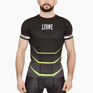 Rashguard a compressione Leone Revo Fluo AB927F-Combat Arena